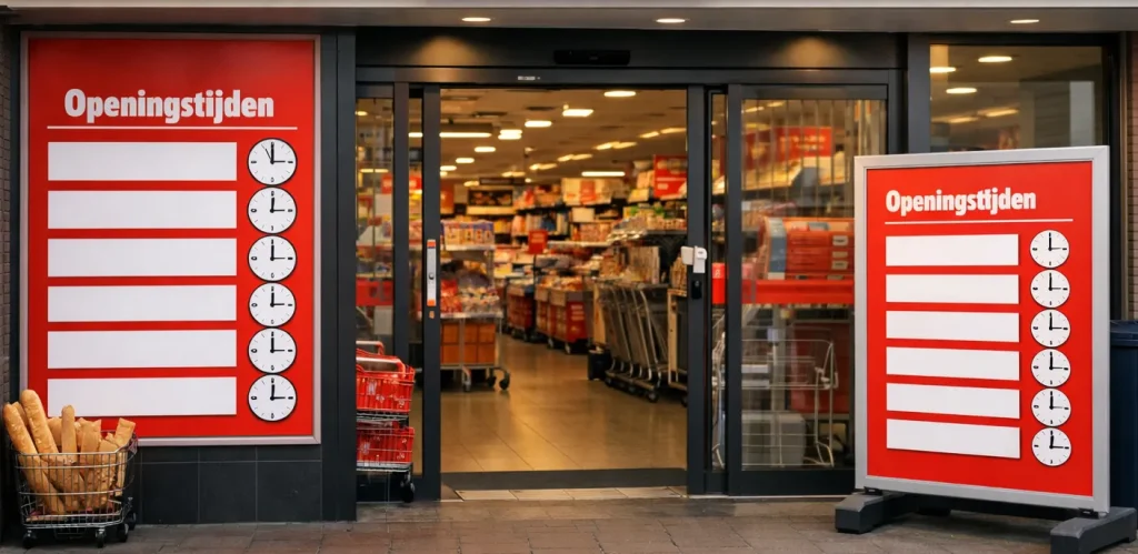 Dirk van den Broek supermarkt in Wageningen overdag