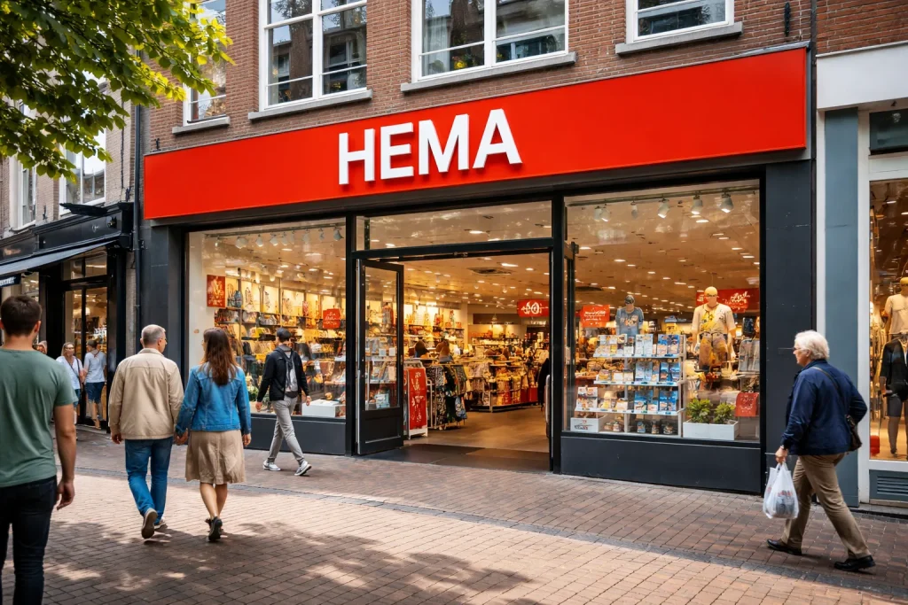 HEMA winkel aan de Hoogstraat in Wageningen