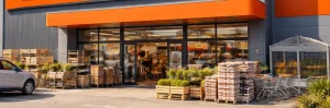 Bouwmarkt winkel in Wageningen buitenaanzicht