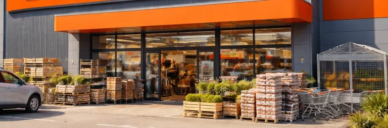 Bouwmarkt winkel in Wageningen buitenaanzicht